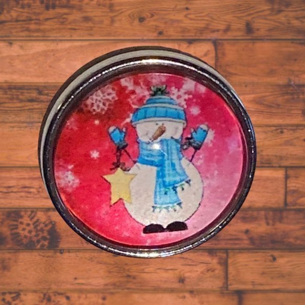 Snowman Snap Button